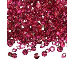 Kleine Kristallen Diamantvorm - Acryl - Donkerpaars - Strass-Stenen - Tafeldecoratie - Bruiloft - Feestaccessoires - Vaasvullers - Paars - Diamantvormig - 5000 Stuks