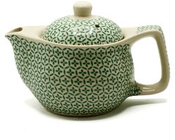 Kleine kruidentheepot - Groen mozaïek - cadeau geschenkset vrouwen geschenkset mannen