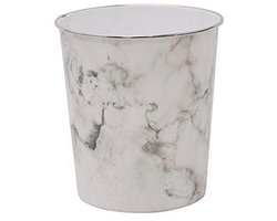 Kleine Marmeren Afvaldocument Bin 24.5cm x 26.5cm - Ideaal voor Thuis en Kantoor