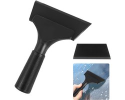 Kleine Raamwisser voor Auto - Rubberen Raamwisser - Mini Raamwisser voor Autoruiten met Antislip Handvat - Waterwisser voor Autoruit, Spiegels, Glazen Deur - Zwart