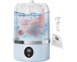 Kleine Wasautomaat - Reis Wasmachine - Energiezuinig Wassen - 3 Wasprogramma's - 21.5 x 13.5 x 21.5 cm