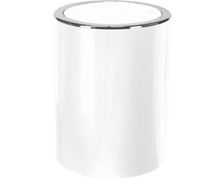 Kleine Wolke - Afvalemmer Clap Mini - Wit - 1.5 Liter