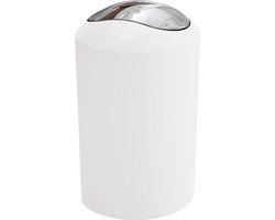 Kleine Wolke - Afvalemmer Glossy wit 5 ltr