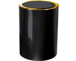 Kleine Wolke Afvalemmer Golden Clap Black