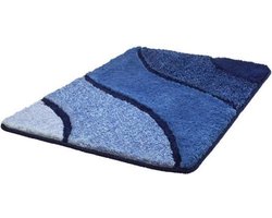 Kleine Wolke - Badmat Wave marineblauw 70x120cm
