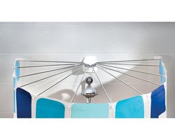 Kleine Wolke Big spider paraplu systeem voor douchegordijn 94x71 cm, wit