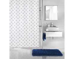 Kleine Wolke - Douchegordijn - Anchor Donkerblauw - 120x200cm