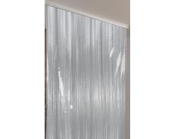 Kleine Wolke Douchegordijn smal voor in hoekrolsysteem melkwit 53x240cm