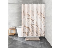 Kleine Wolke - Douchegordijn Sylt natuur 180x200cm