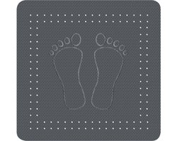 Kleine Wolke Douchemat Foot grijs 55x55cm
