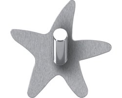 Kleine Wolke Metal Hooks Star chroom 2 st.