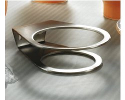 Kleine Wolke muurhouder/adapter voor tandenborstelbekers VIVA inox mat