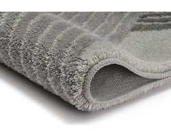 Kleine Wolke - Toiletmat Cross Anthracite (grijs), 55x 55 cm