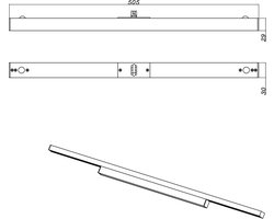 Klemlamp Trio Leuchten DUOline - Titaan