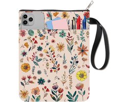 Kleurige Boekhoes voor Bescherming van Boeken en Notitieboeken met Rits en Extra Zak