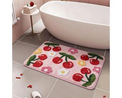 Kleurrijke en Absorberende Badkamer Tapijt, Antislip en Wasbaar Microfiber Douchemat, 40 x 60 cm
