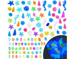Kleurrijke onderwaterspeelgoedset met acrylstenen voor kinderen, duikspelletjes en vormen