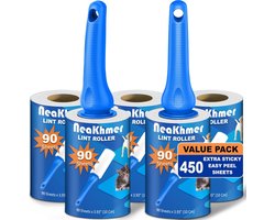Klever Haarentferner Set 5 Stuks met 450 Vellen voor Kleding en Meubels