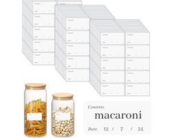 Kleverige Etiketten 1200 Stuks - Zelfklevende Labels voor Potten, Dozen, en Enveloppen - 38 x 19 mm