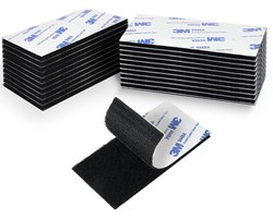 Kleverige montagetape voor tapijt en kussens | 5 x 10cm | 12 sets
