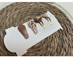 Klikklak haarspeldjes Lara - kinderknipjes - haarspeldjes voor baby - haarspeldjes - haarknipjes - kinderaccessoires - haarknipjes kinderen