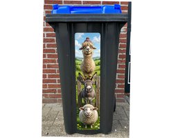 Klikosticker alpace, ezel en schaap 20x80 cm. (zie ook de andere designs)