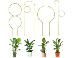 Klimhulp voor kamerplanten en tuinplanten - Set van 4 stuks (Goud)