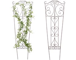 klimrek - bruin - 38x115 cm - 2 stuks