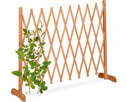 klimrek planten hout - uitschuifbaar - tot 275 cm - buiten - vrijstaand