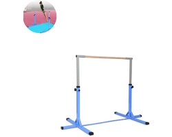 Klimrek - Rekstok - Duikelrek - Turnrek - Klimboog - Verstelbaar in 13 hoogtes - Peuter en Kinderen- Verstelbaar - Blauw