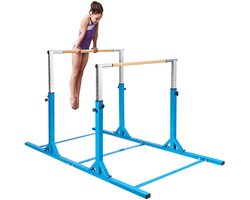 Klimrek - Rekstok - Duikelrek - Turnrek - Klimboog - Verstelbaar in 13 hoogtes - Peuter en Kinderen- Verstelbaar - Blauw