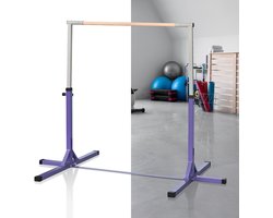 Klimrek - Rekstok - Duikelrek - Turnrek - Klimboog - Verstelbaar in 13 hoogtes - Peuter en Kinderen- Verstelbaar - Paars