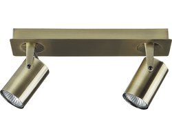 KLIP - Wandlamp 2 spots - Messing - Metaal