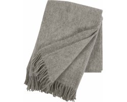 Klippan - plaid- Deken- Gotland - grey - 100% wol- eco - grijs - eco wool