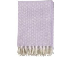 Klippan Preppy -wollen plaid -Lila - 130x200cm- 100% wol- Woonaccessoire