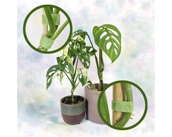 Klittenband 7,5 meter zelfklevend - Plantenbinder - 10mm x 7,5 meter - Groen - Velcro tape - Plantenklittenband - Klittenband plant - Rol - Ultra sterk