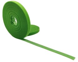 Klittenband voor Planten 10m - Bindmateriaal Planten binnen en buiten - Groen