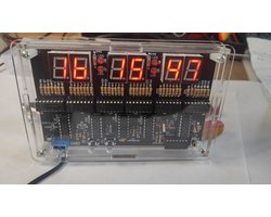 Klok digitaal diy - kit - kunststof modelbouw - bouwpakket - DIY - om zelf te solderen - ITamps