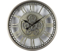 Klok Kensington messing - Ø70CM