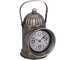Klok "Lantaarn" messing metaal 1xAAex 13,5x19x26,5cm