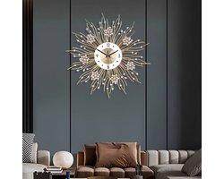klok met een artistiek ontwerp, perfect om de sfeer van uw huis te verbeteren. Deze wandklok in Scandinavische stijl is ideaal voor ruimtes zoals de woonkamer, slaapkamer, eetkamer,