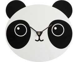 Klok - Panda - Hout - ø 30cm.
