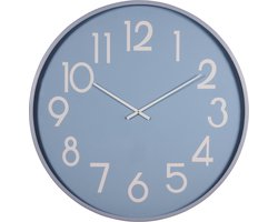 Klok Vera - Metaal - Blauw - Ø 86 cm