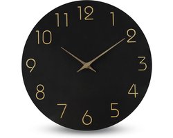 Klok-wandklok-wandklok modern-Stille en niet-tikkende wandklok - 25x25CM-wandklok industrieel