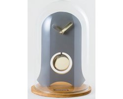 KLOQ - Stolpklok Steen Grijs & Glimmend Goud