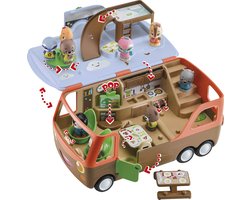 Klorofil De Camper Speelset - Interactief Kinderspeelgoed - Met figuur uit de walrus familie - Vanaf 1.5 jaar - 3-Delig - Kunststof