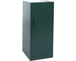 Kluisje MCW-P63, kluisje Kluisje Kast Kluisje Deur Kledingstang, 90x38x45cm Staal ~ groen