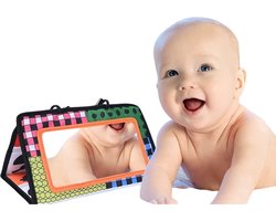Knaak Baby Boekje - Kijk- en Knisperboekje - Vanaf 0 Maanden - Montessori - Speelgoed Tummy Time