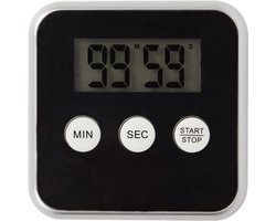 Knaak Digitale Kookwekker - Zwart - Digitaal Display - Magnetisch & Met Standaard - Timerfunctie
