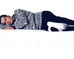 Knee Pillow medium met sloop wit